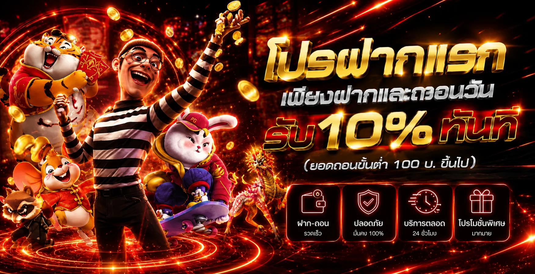 โปรโมชั่นสมาชิกและบริการ NIGOAL565